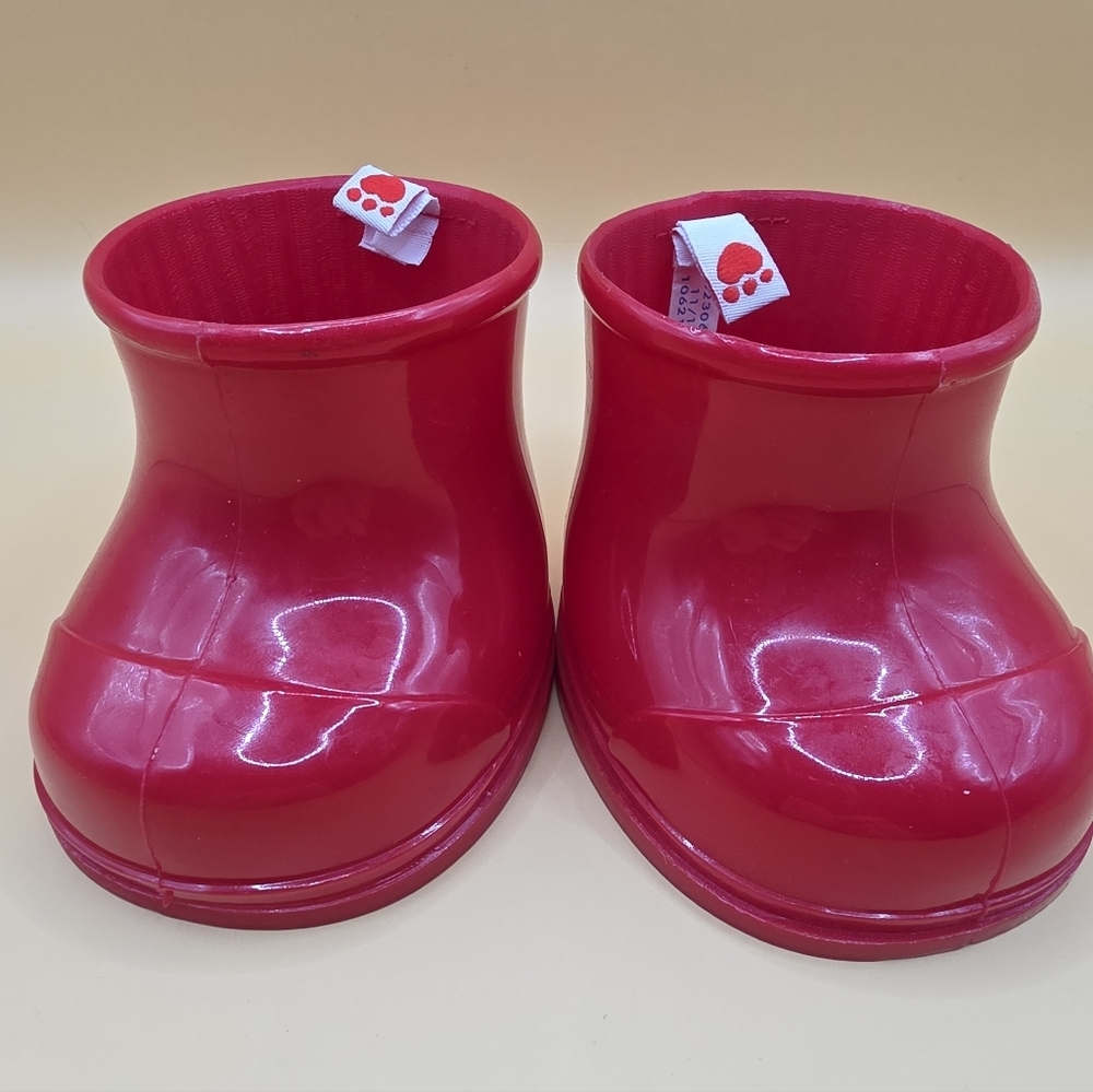 Build-A-Bear Workshop Red Rubber Boots